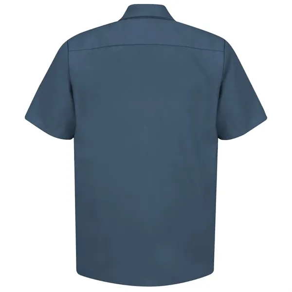Red Kap Industrial Solid Short Sleeve Work Shirt... from ASI 86018 Scrub Authority / Uniform Stores