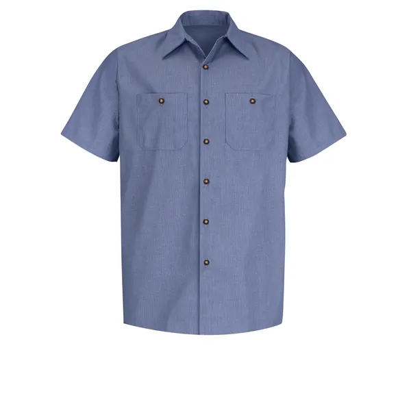 Red Kap Industrial Solid Short Sleeve Work Shirt... from ASI 86018 Scrub Authority / Uniform Stores
