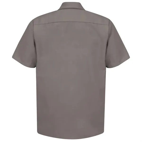 Red Kap Industrial Solid Short Sleeve Work Shirt... from ASI 86018 Scrub Authority / Uniform Stores