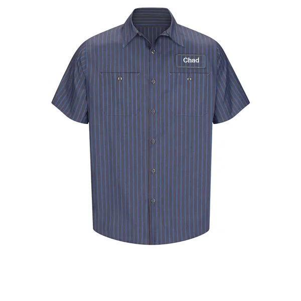 Red Kap Industrial Solid Short Sleeve Work Shirt... from ASI 86018 Scrub Authority / Uniform Stores