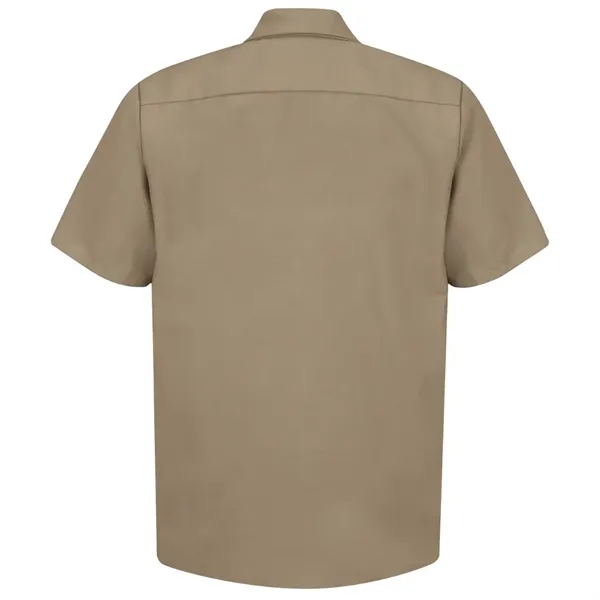 Red Kap Industrial Solid Short Sleeve Work Shirt... from ASI 86018 Scrub Authority / Uniform Stores