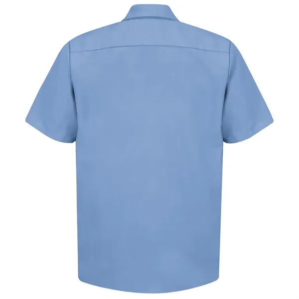 Red Kap Industrial Solid Short Sleeve Work Shirt... from ASI 86018 Scrub Authority / Uniform Stores
