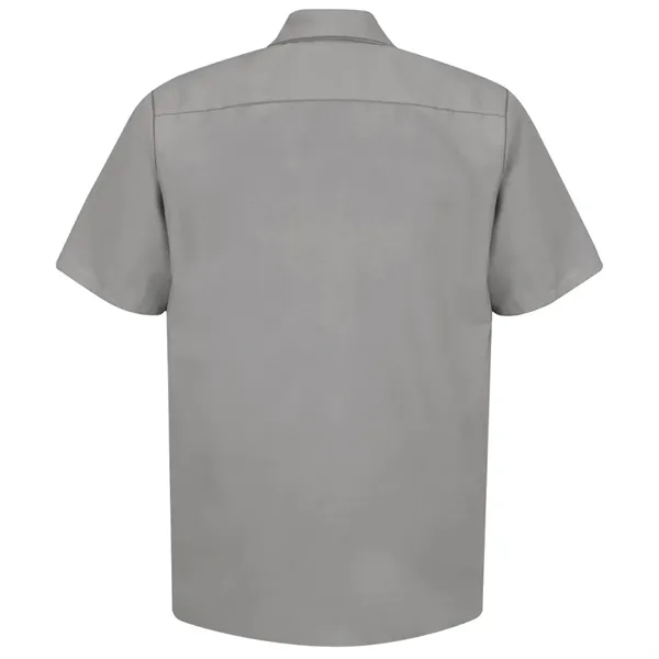 Red Kap Industrial Solid Short Sleeve Work Shirt... from ASI 86018 Scrub Authority / Uniform Stores