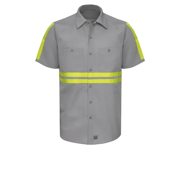 Red Kap Industrial Solid Short Sleeve Work Shirt... from ASI 86018 Scrub Authority / Uniform Stores