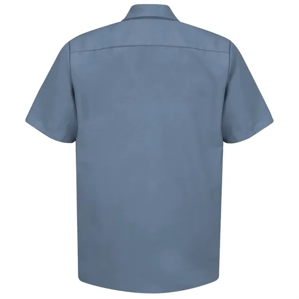 Red Kap Industrial Solid Short Sleeve Work Shirt... from ASI 86018 Scrub Authority / Uniform Stores