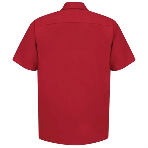 Red Kap Industrial Solid Short Sleeve Work Shirt... from ASI 86018 Scrub Authority / Uniform Stores