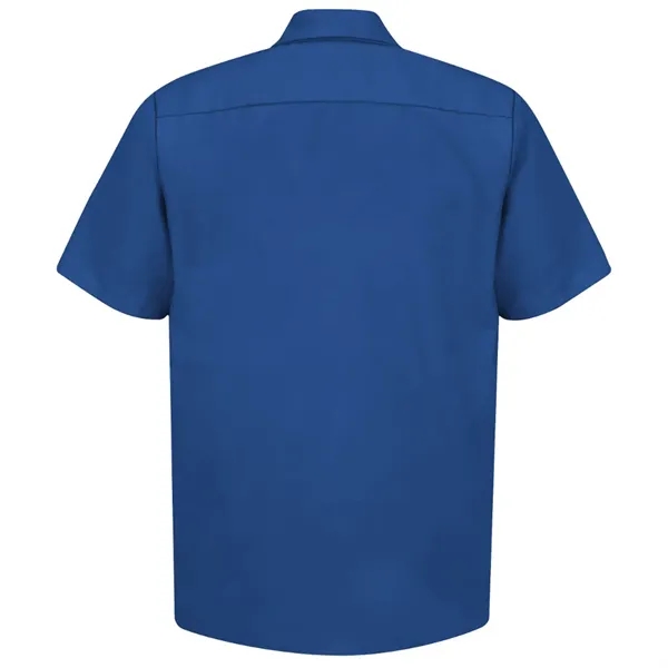 Red Kap Industrial Solid Short Sleeve Work Shirt... from ASI 86018 Scrub Authority / Uniform Stores