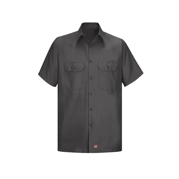 Red Kap Shirts - Men's Short Sleeve Solid Rip Stop... from ASI 86018 Scrub Authority / Uniform Stores