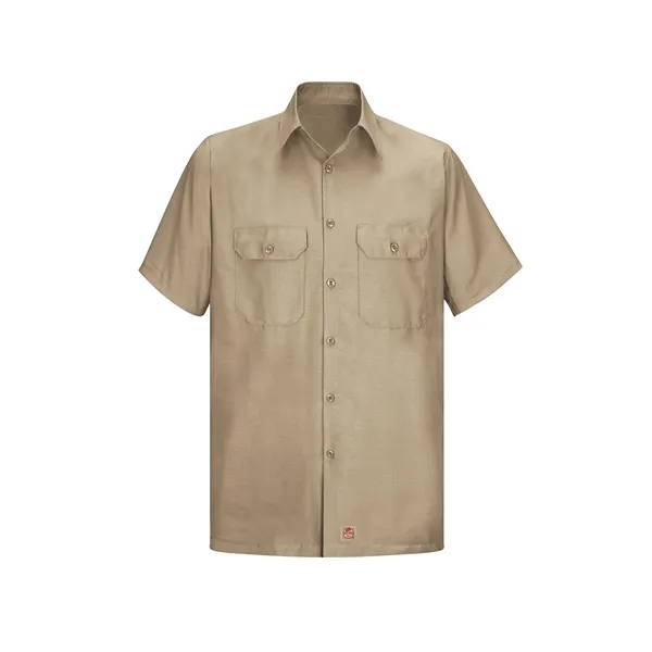 Red Kap Shirts - Men's Short Sleeve Solid Rip Stop... from ASI 86018 Scrub Authority / Uniform Stores