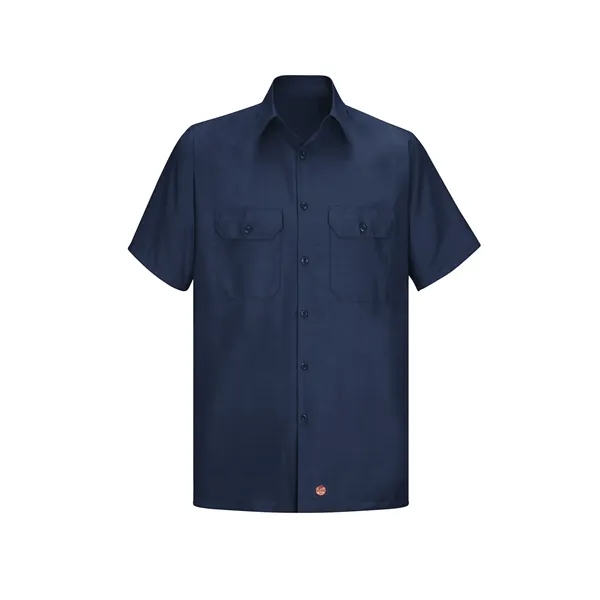 Red Kap Shirts - Men's Short Sleeve Solid Rip Stop... from ASI 86018 Scrub Authority / Uniform Stores