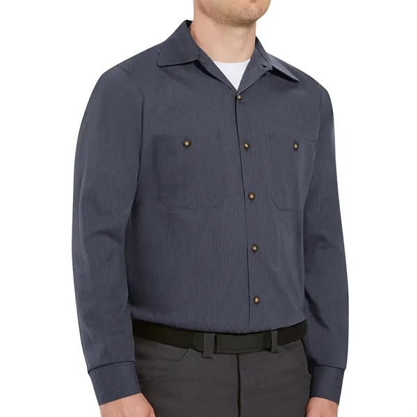 Red Kap Industrial Solid Long Sleeve Work Shirt.... from ASI 86018 Scrub Authority / Uniform Stores