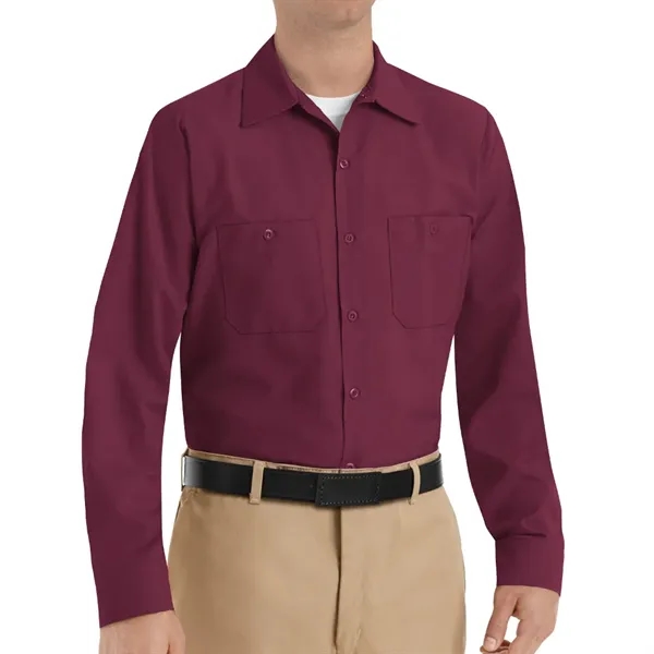 Red Kap Industrial Solid Long Sleeve Work Shirt.... from ASI 86018 Scrub Authority / Uniform Stores