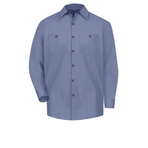 Red Kap Industrial Solid Long Sleeve Work Shirt.... from ASI 86018 Scrub Authority / Uniform Stores