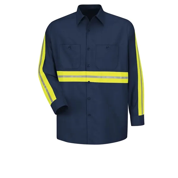 Red Kap Industrial Solid Long Sleeve Work Shirt.... from ASI 86018 Scrub Authority / Uniform Stores