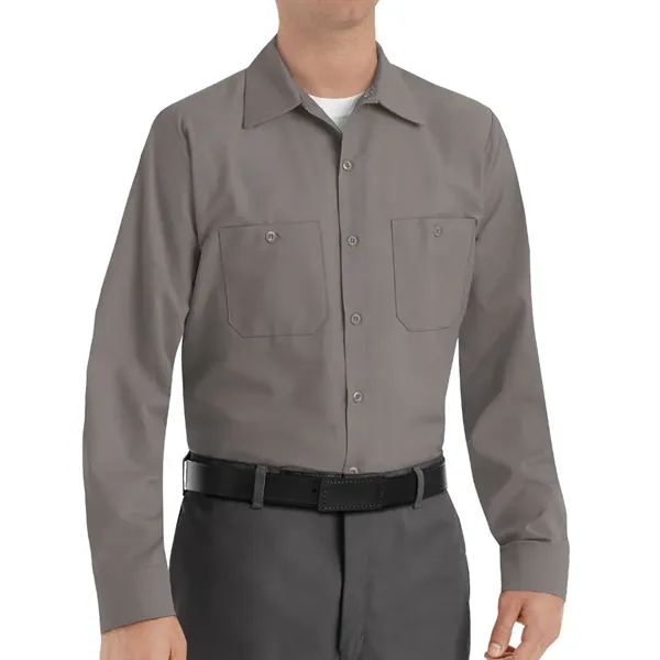 Red Kap Industrial Solid Long Sleeve Work Shirt.... from ASI 86018 Scrub Authority / Uniform Stores