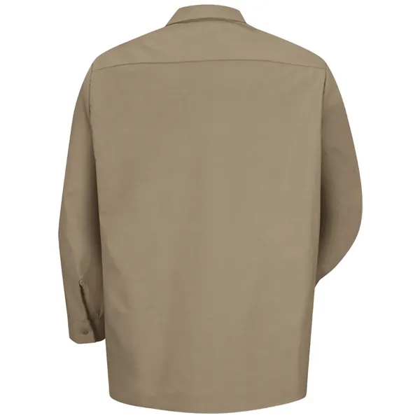 Red Kap Industrial Solid Long Sleeve Work Shirt.... from ASI 86018 Scrub Authority / Uniform Stores
