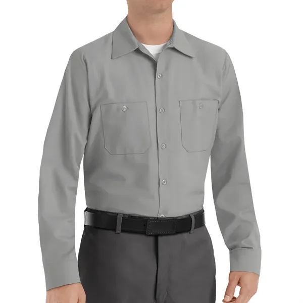 Red Kap Industrial Solid Long Sleeve Work Shirt.... from ASI 86018 Scrub Authority / Uniform Stores