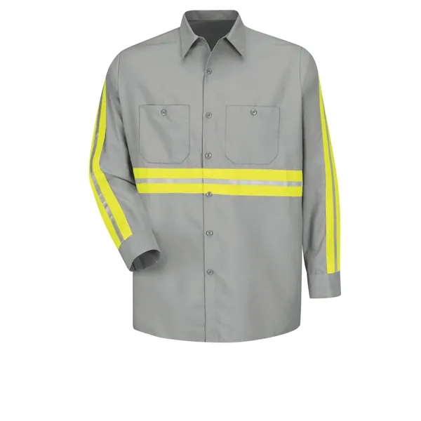 Red Kap Industrial Solid Long Sleeve Work Shirt.... from ASI 86018 Scrub Authority / Uniform Stores