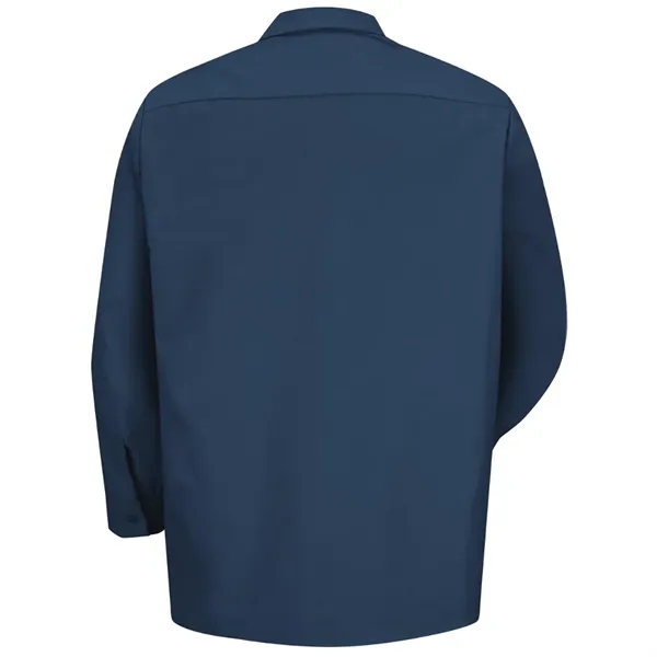 Red Kap Industrial Solid Long Sleeve Work Shirt.... from ASI 86018 Scrub Authority / Uniform Stores