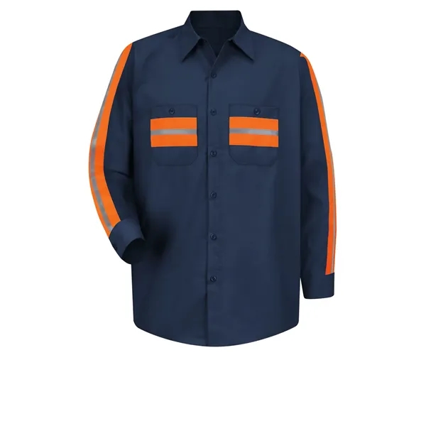 Red Kap Industrial Solid Long Sleeve Work Shirt.... from ASI 86018 Scrub Authority / Uniform Stores