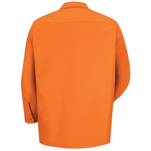 Red Kap Industrial Solid Long Sleeve Work Shirt.... from ASI 86018 Scrub Authority / Uniform Stores