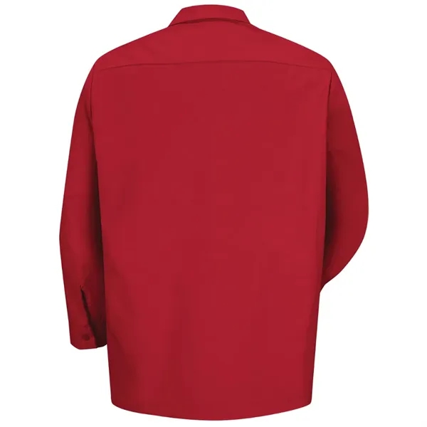 Red Kap Industrial Solid Long Sleeve Work Shirt.... from ASI 86018 Scrub Authority / Uniform Stores