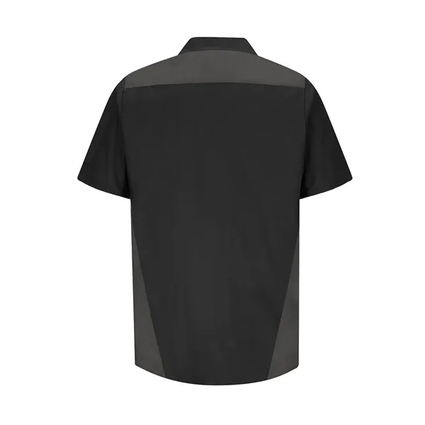 Red Kap Men's Short Sleeve Tri-Color Shop Shirt... from ASI 86018 Scrub Authority