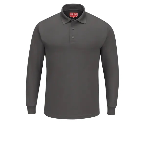 Red Kap Shirts - Men's Long Sleeve Solid Performance Polo... from ASI 86018 Scrub Authority / Uniform Stores
