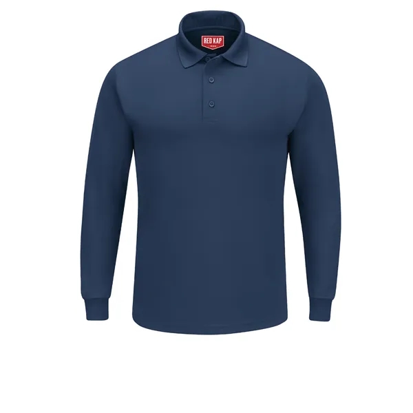 Red Kap Shirts - Men's Long Sleeve Solid Performance Polo... from ASI 86018 Scrub Authority / Uniform Stores