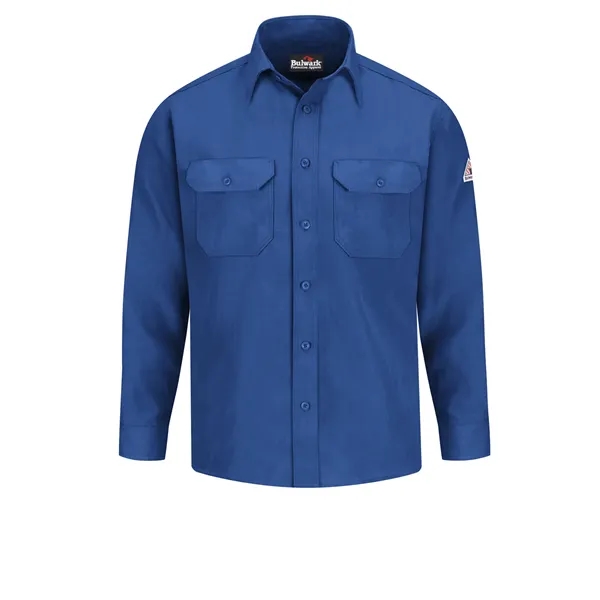 Bulwark - Nomex Uniform Shirt - Deluxe 4.5Oz Gulf Blue... from ASI 86018 Scrub Authority
