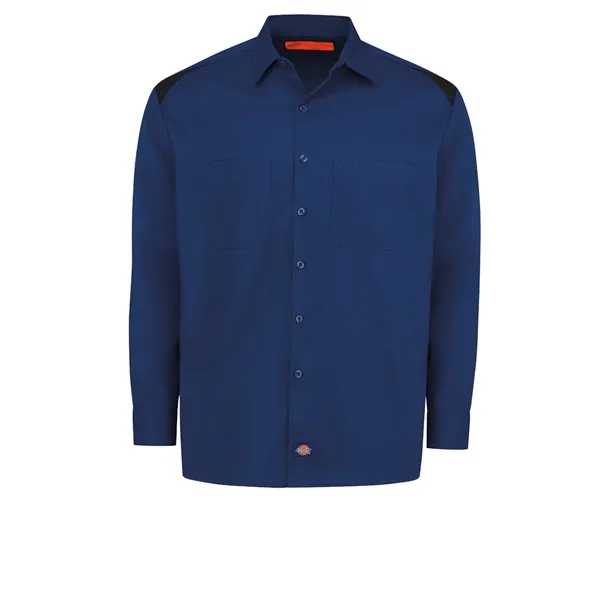 Dickies Shirts - Men's Long Sleeve Performance... from ASI 86018 Scrub Authority / Uniform Stores