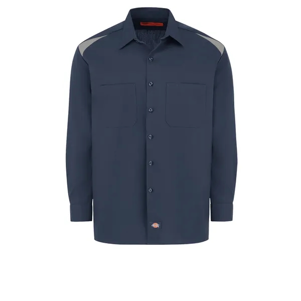 Dickies Shirts - Men's Long Sleeve Performance... from ASI 86018 Scrub Authority / Uniform Stores