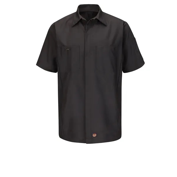 Red Kap Men's Short Sleeve Two-Tone Crew Shirt... from ASI 86018 Scrub Authority