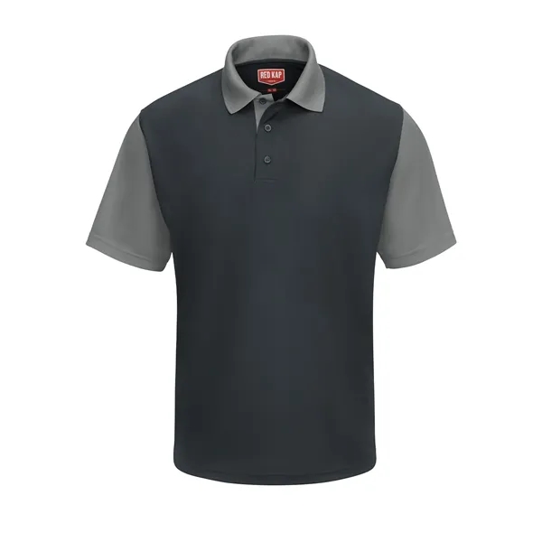 Red Kap Shirts - Men's Short Sleeve Performance Knit Colo...... from ASI 86018 Scrub Authority / Uniform Stores