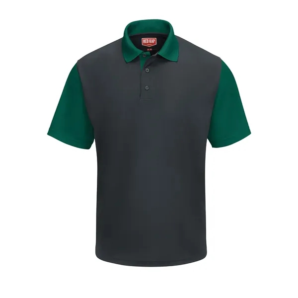 Red Kap Shirts - Men's Short Sleeve Performance Knit Colo...... from ASI 86018 Scrub Authority / Uniform Stores