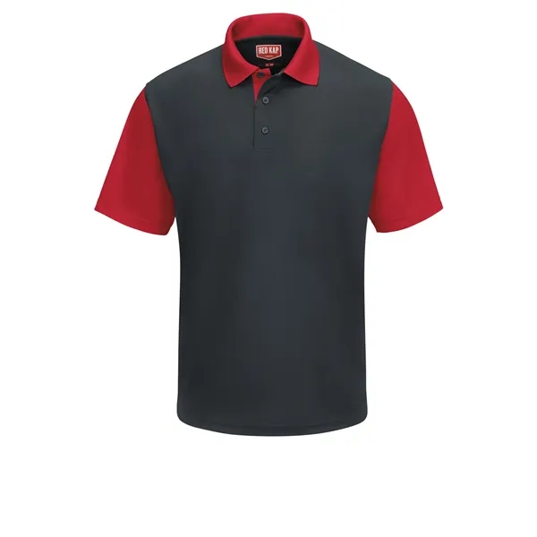 Red Kap Shirts - Men's Short Sleeve Performance Knit Colo...... from ASI 86018 Scrub Authority / Uniform Stores