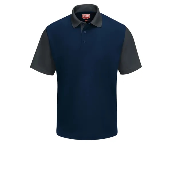 Red Kap Shirts - Men's Short Sleeve Performance Knit Colo...... from ASI 86018 Scrub Authority / Uniform Stores