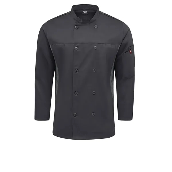 Red Kap Culinary - Men's Deluxe Airflow Chef Coat... from ASI 86018 Scrub Authority / Uniform Stores