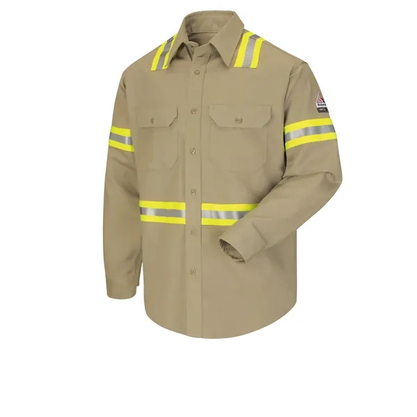 Bulwark - Uniform Shirt - Men's Enhanced Vis - Grey... from ASI 86018 Scrub Authority / Uniform Stores
