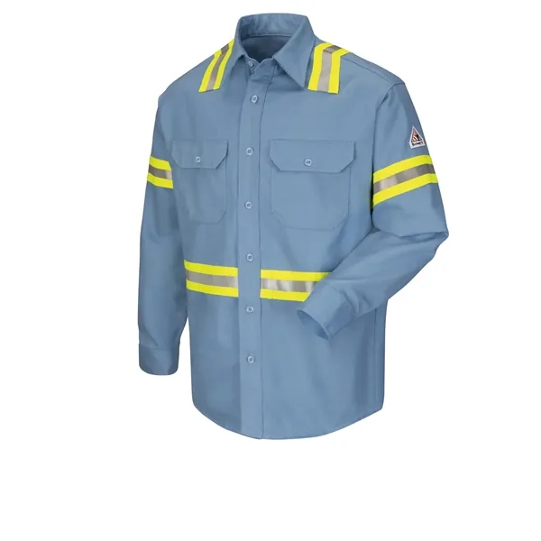 Bulwark - Uniform Shirt - Men's Enhanced Vis - Grey... from ASI 86018 Scrub Authority / Uniform Stores
