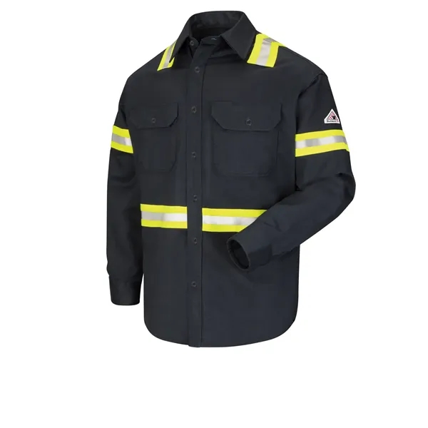 Bulwark - Uniform Shirt - Men's Enhanced Vis - Grey... from ASI 86018 Scrub Authority / Uniform Stores