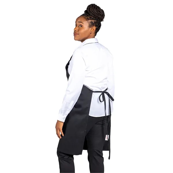 Uncommon Threads Unisex Mid-Length Bib Apron - White... from ASI 86018 Scrub Authority / Uniform Stores