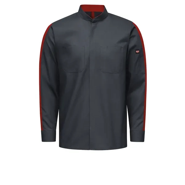 Red Kap Shirts - Men's Long Sleeve Two-Tone Pro+ Work wit...... from ASI 86018 Scrub Authority / Uniform Stores