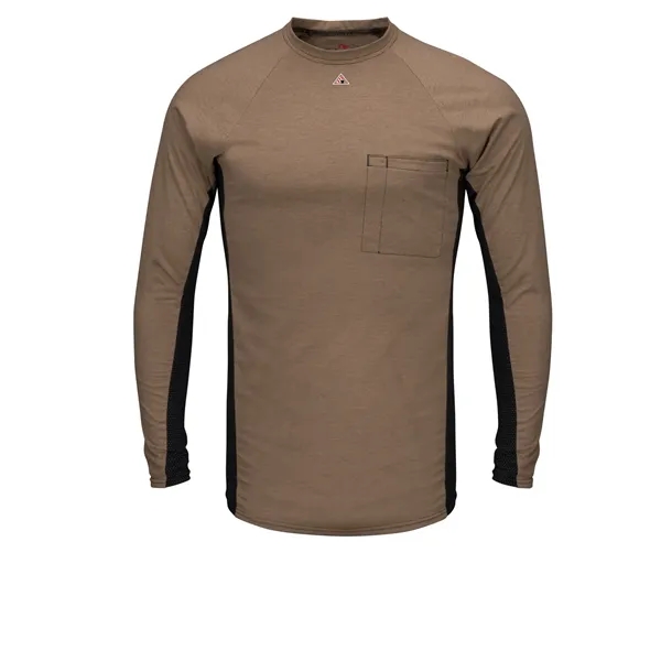 Bulwark - Men's Flame-Resistant Long Sleeve Base Layer Shirt... from ASI 86018 Scrub Authority / Uniform Stores