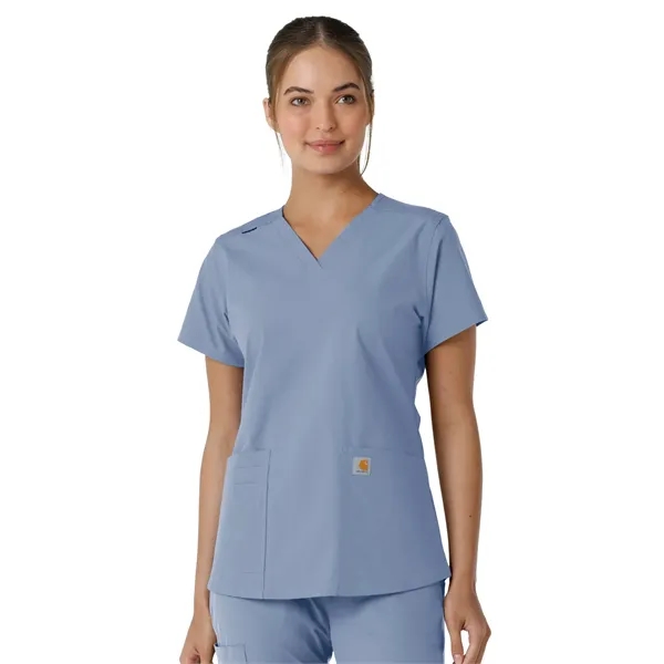 Carhartt - Force Essentials - Women's Four-Pocket V-Neck ...... from ASI 86018 Scrub Authority / Uniform Stores