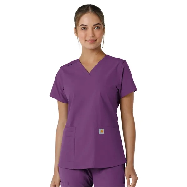 Carhartt - Force Essentials - Women's Four-Pocket V-Neck ...... from ASI 86018 Scrub Authority / Uniform Stores
