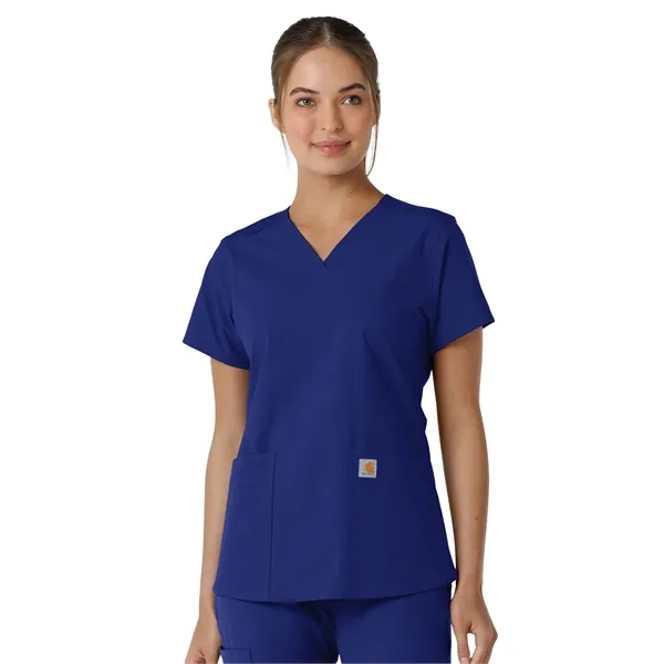 Carhartt - Force Essentials - Women's Four-Pocket V-Neck ...... from ASI 86018 Scrub Authority / Uniform Stores