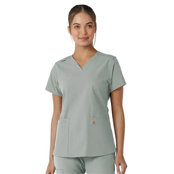 Carhartt - Force Essentials - Women's Four-Pocket V-Neck ...... from ASI 86018 Scrub Authority / Uniform Stores
