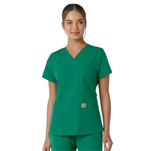 Carhartt - Force Essentials - Women's Four-Pocket V-Neck ...... from ASI 86018 Scrub Authority / Uniform Stores