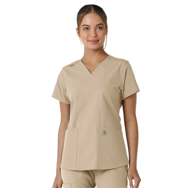 Carhartt - Force Essentials - Women's Four-Pocket V-Neck ...... from ASI 86018 Scrub Authority / Uniform Stores